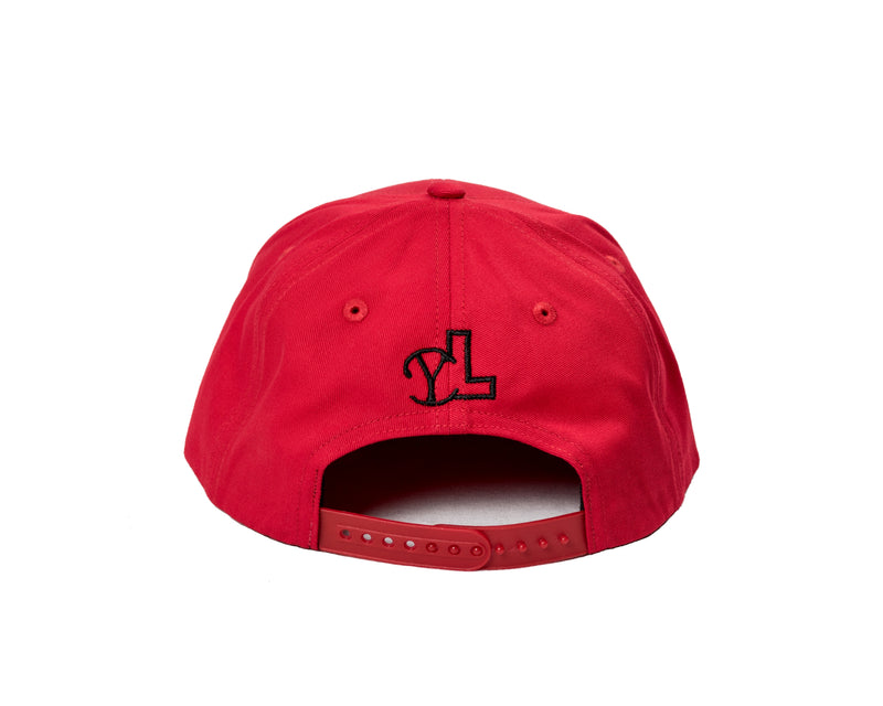SNAP BACK CAP YL RED - YVES LUPITU